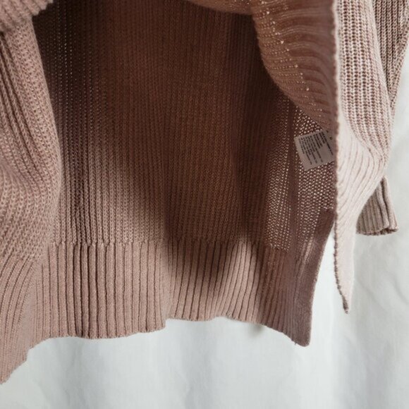 American Eagle Outfitters Hoodie Knit BOHO neutral Beige XS relaxed cozy slouchy - Picture 4 of 11